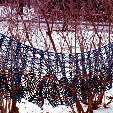 Ananas Crocheted Shawlette