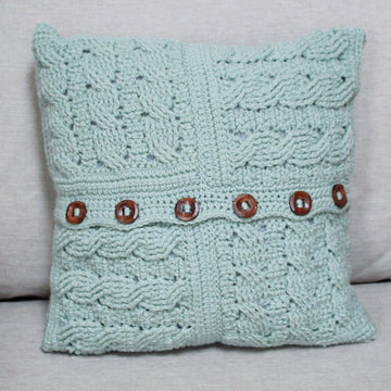 Patchwork Braid Cushion