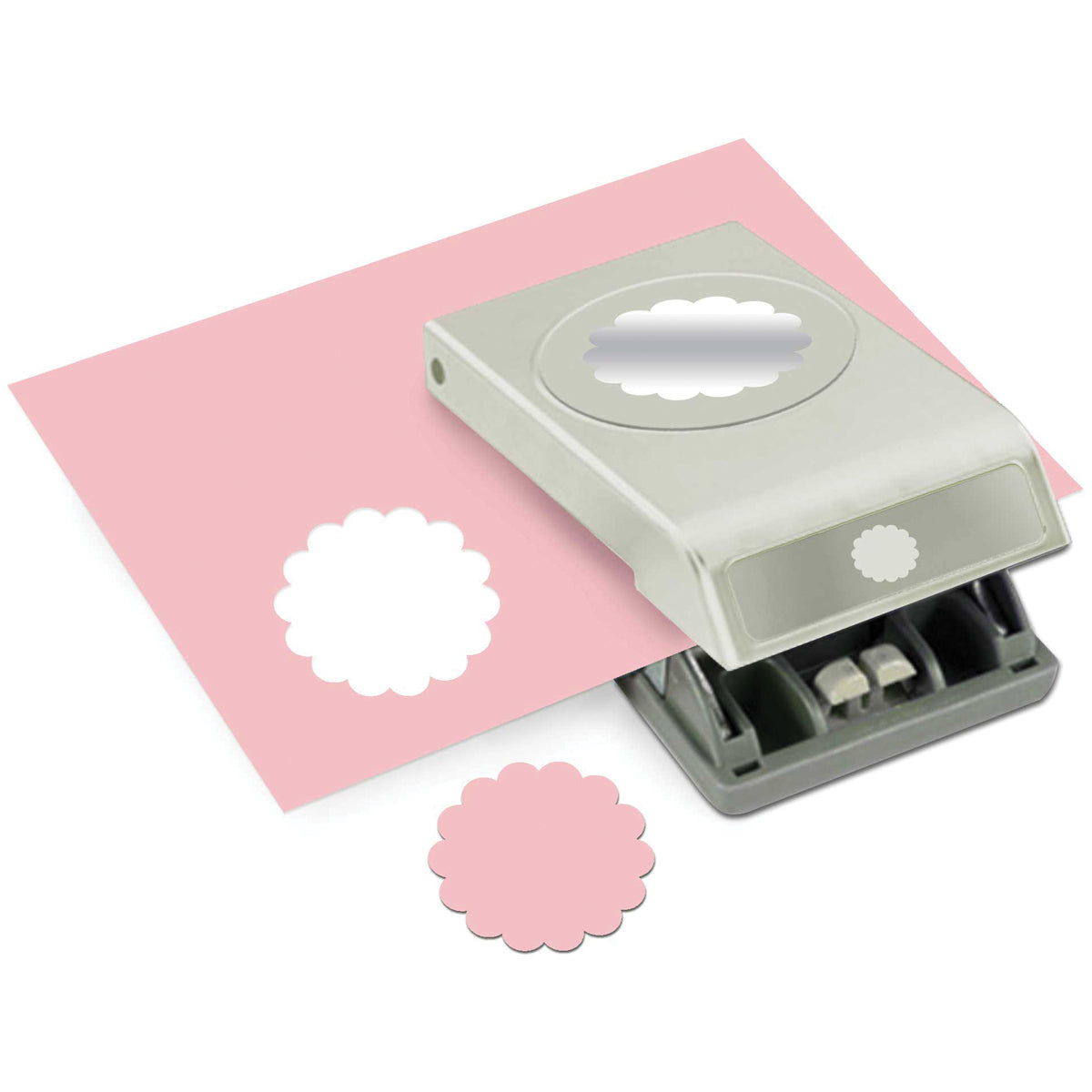EK Success Large Punch - Scalloped Circle 2"