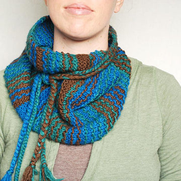 Scribbled Lines scarf