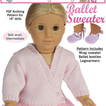 Ballet Sweater for 18 inch Dolls