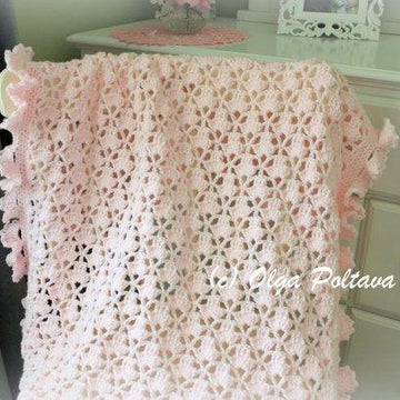 Lace Cupcakes Baby Blanket