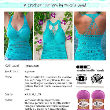 Secret Island Tankini Crochet Pattern