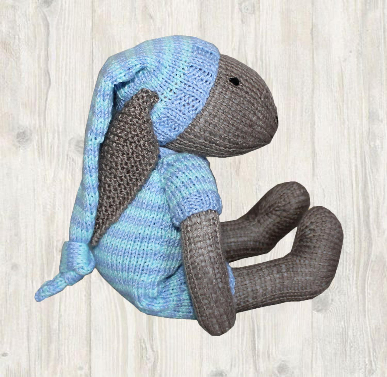 Boy Bunny in Pajamas