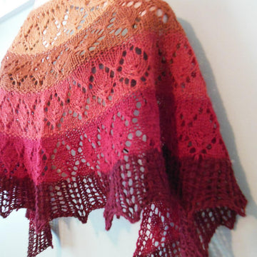 Shades of Leaves Shawl