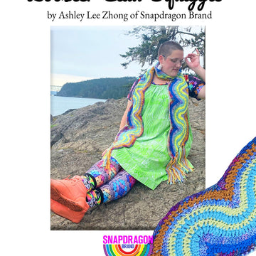 Lobster Claw Squiggle Scarf