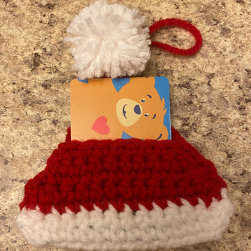 Santa Hat Gift Card Holder