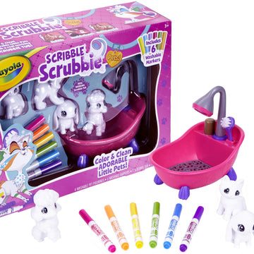 Crayola Scribble Scrubbie Tub Play Set 12/Pkg - 548871
