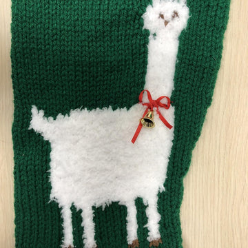 Llama Christmas stocking