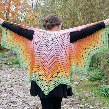 Sweet papaya vest or shawl