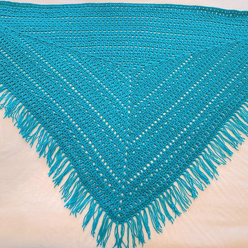 Lacy Center Triangle Shawl