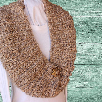 Chunky Ribbed Cape or Cowl