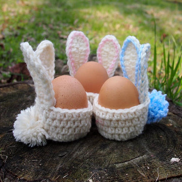 Easter bunny egg cozy