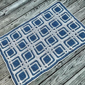 Breeze Block Afghan