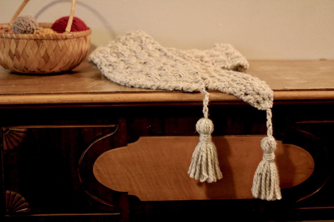 Madeleine Tasseled Scarf