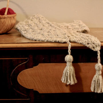 Madeleine Tasseled Scarf