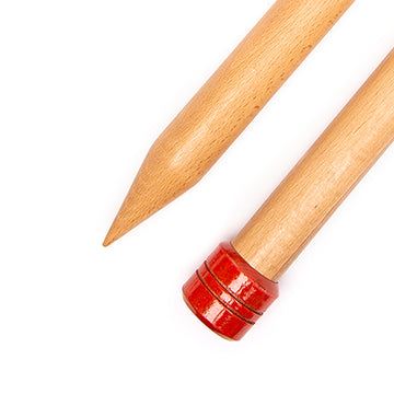 KnitPro Jumbo Beech Single Pointed Needle 30cm (12in)
