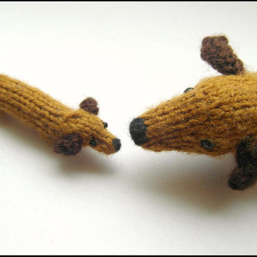 Mommy and Baby Dachshund
