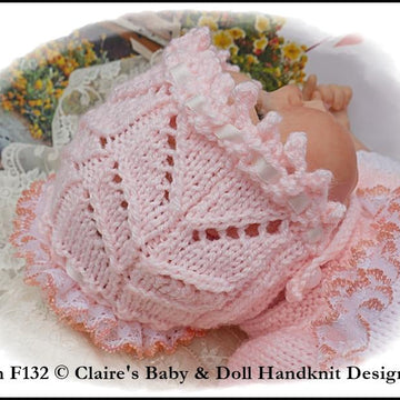 ‘Baby Alice’ Dress Set 16-22” doll/preemie-3m+ baby