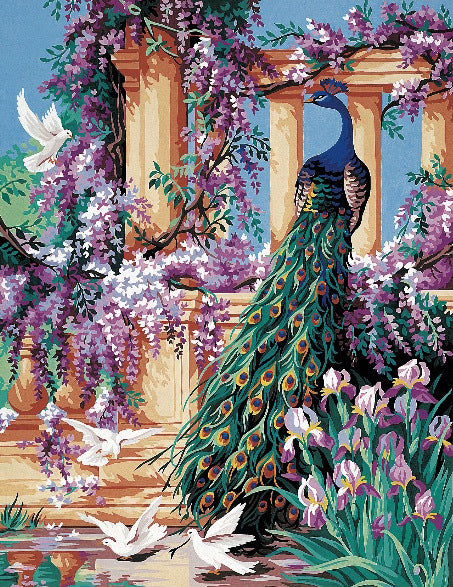 Royal Paris A Corner of Paradise Tapestry Canvas -