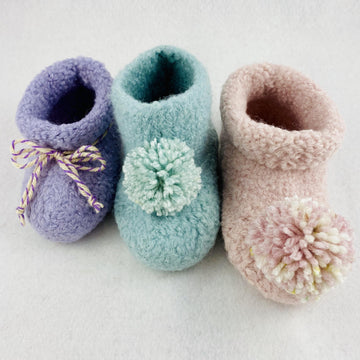 Toddlers Felted Slippers & Felted Booties