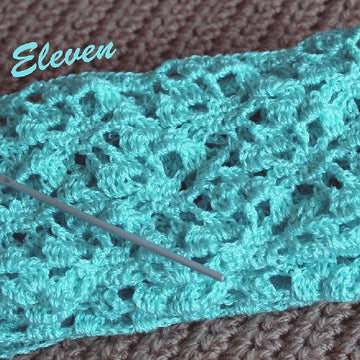 Summer Scarf with Lace Pattern