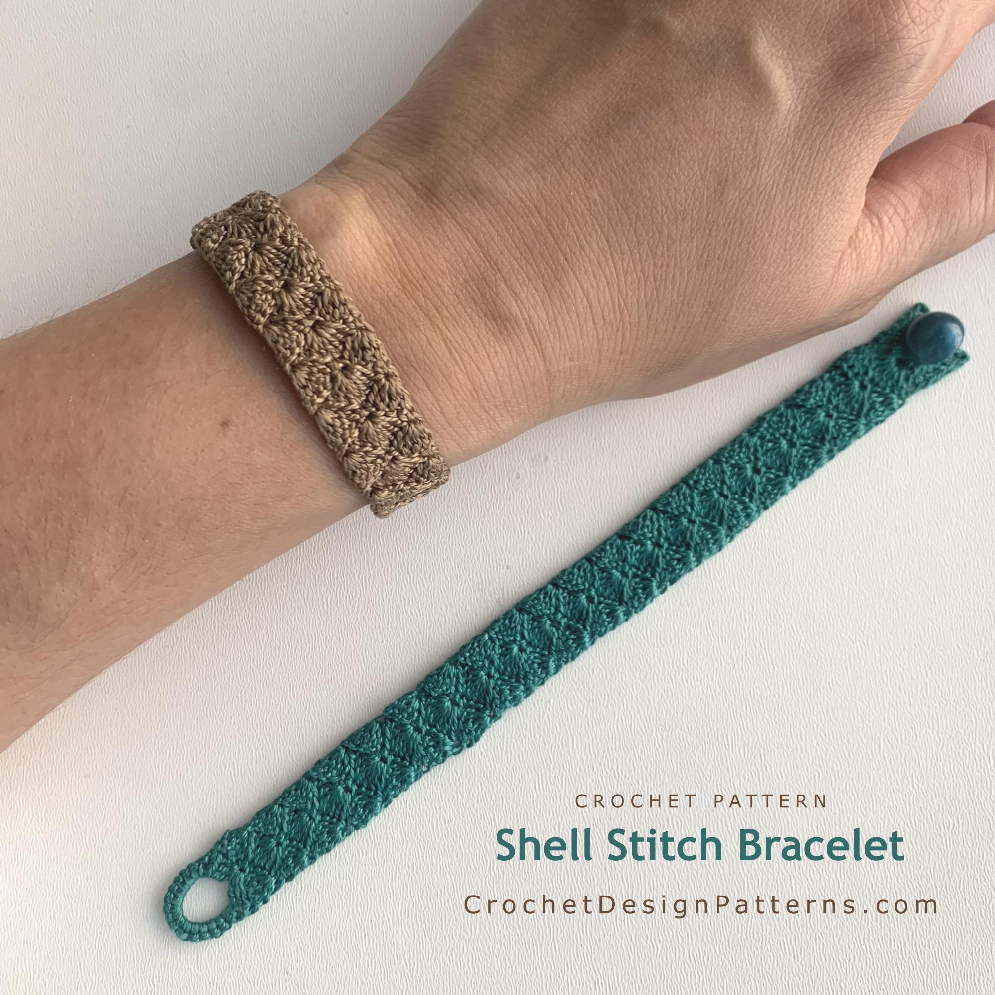 Shell Stitch Bracelet | Crochet Pattern