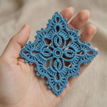 Crochet Square Motif Pattern – Granny Square PDF + Video Tutorial