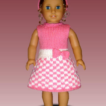 Knitting Pattern for Dolls. Fits American Girl, 18 inch, Gotz, Maplelea girl. 040