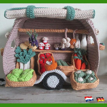 The little vegetable cart/der kleine Gemüsestand