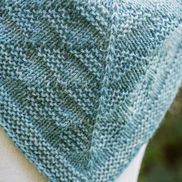 Textured Pyramids Shawl
