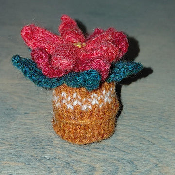 Poinsettia Christmas Ornament