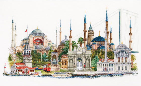 Thea Gouverneur Bv Istanbul, 36 Count Cross Stitch Kit - 50cm x 79cm