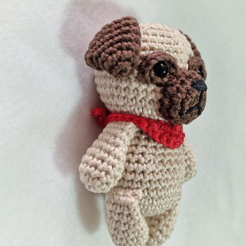 Pug Dog Bag Charm