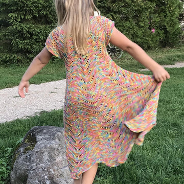 Rainbow Dress For Little Miss