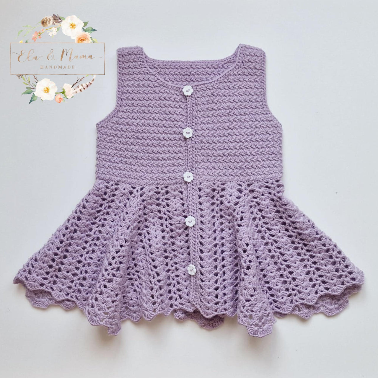 Clemantis Crochet Baby Dress