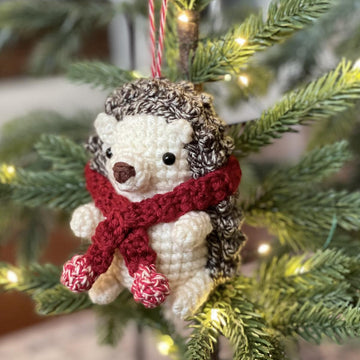 Hedgehog Christmas Ornament