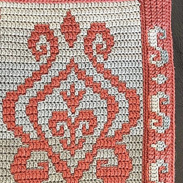 Siren Damask Mosaic Crochet