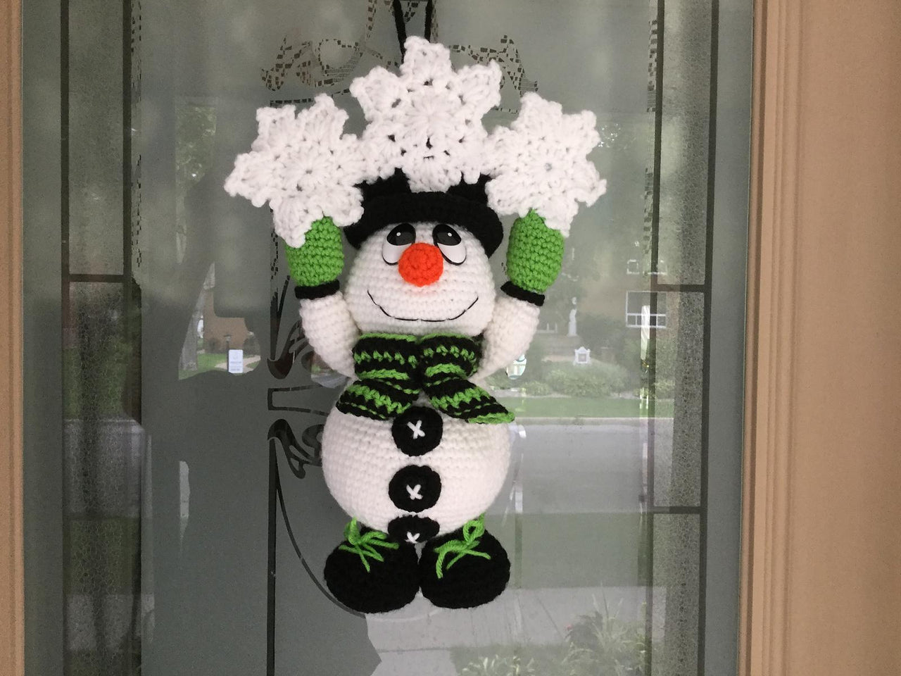 Snowman Door Hanger