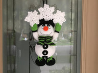 Snowman Door Hanger