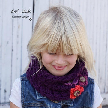 Crochet Slouchy Hat and Neck Warmer
