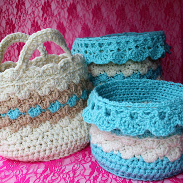 Shell Basket with Handles