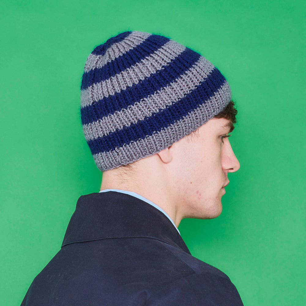 Easy Beanie Hat - Free Knitting Pattern in Paintbox Yarns Simply Aran