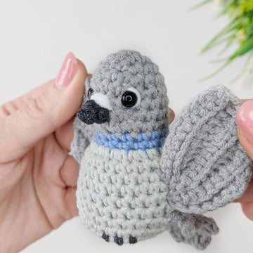 Crochet Pigeon Amigurumi Pattern, Crochet Bird Pattern