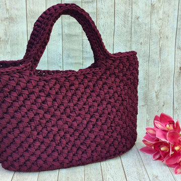 Big Crochet Tote Bag