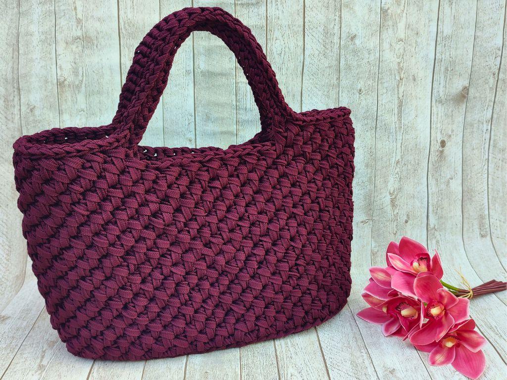 Big Crochet Tote Bag