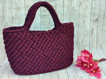 Big Crochet Tote Bag