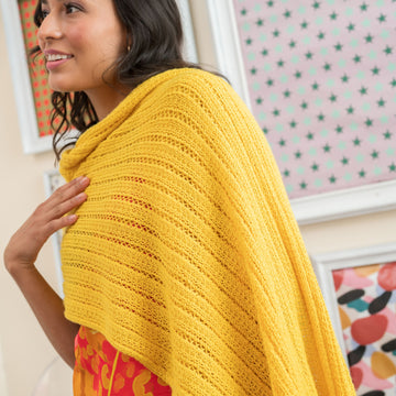 Laila Shawl in Berroco Vintage Sock - Downloadable PDF