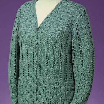 Fir Cone Lace Cardigan #107