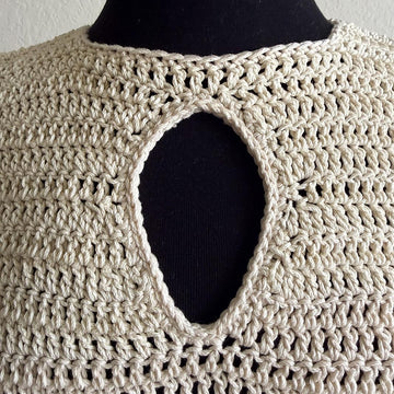 Arcelle Échancrée – Keyhole Crochet Top